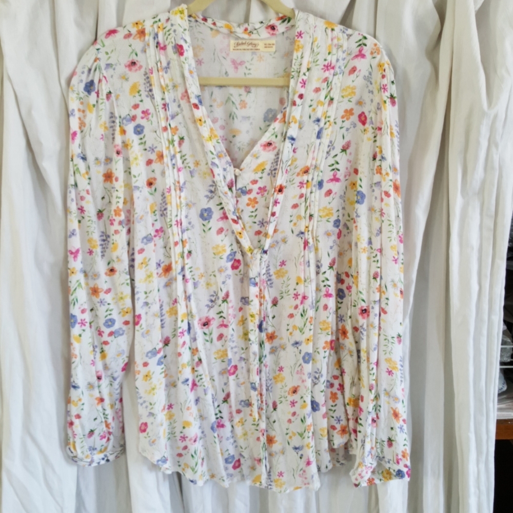 Flowered blouse